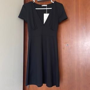 Zara NWT black mini dress